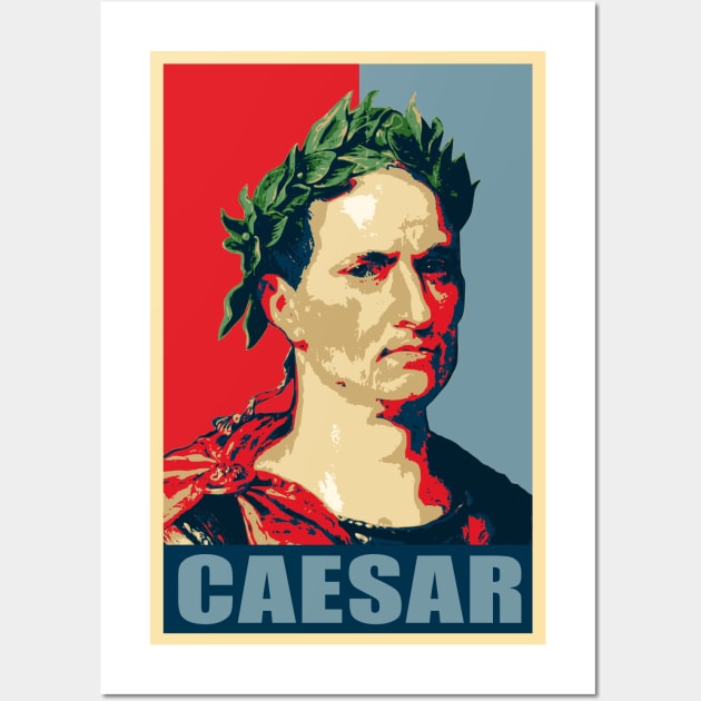 Julius Caesar Propaganda Pop Art Wall Art by Nerd_art